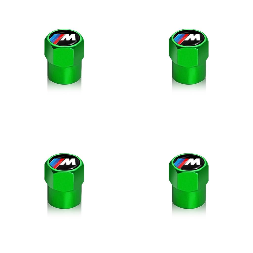 New 4Pcs Car Wheel Tire Valve Caps Air Stem Covers Accessories For BMW M E34 E36 E60 E90 E46 F10 F20 F30 X5 X6 X1 M3 M5 M6 E71