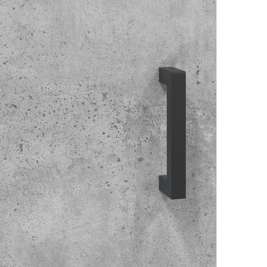 Sideboard Concrete Grey 69.5 x 34 x 90 cm Particleboard