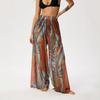 Summer UPF Sunscreen Ice Silk Trousers, Beach Pants, Loose Casual Wide-leg Pants, Dance Trousers, Anti-ultraviolet