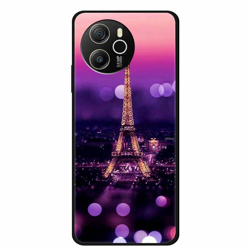 For Blackview Shark 8 Case Shark8 Black Silicone Soft Back Cover Case For Blackview Shark 8 Phone Case Cover 6.78" Coque Funda