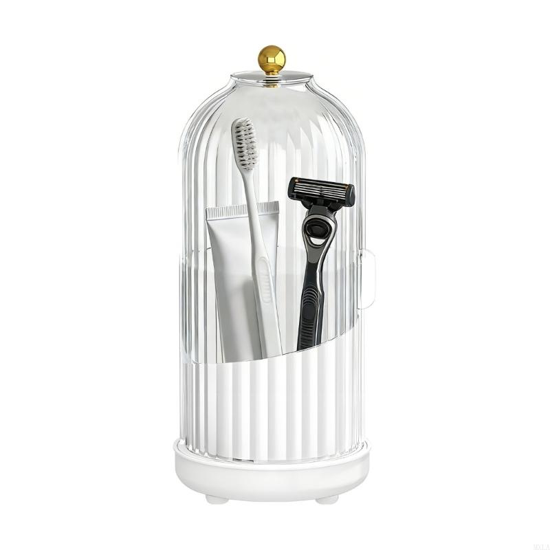 

MXLA Practical Rotating Toothbrush Drain Holes Cover For Dry Storage In Bathroom белый
