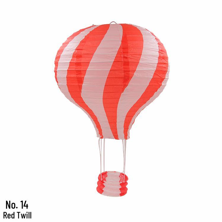Hand-Folded Rainbow Hot Air Balloon Lantern - Christmas, Birthday, Party, Kindergarten Hanging Decoration