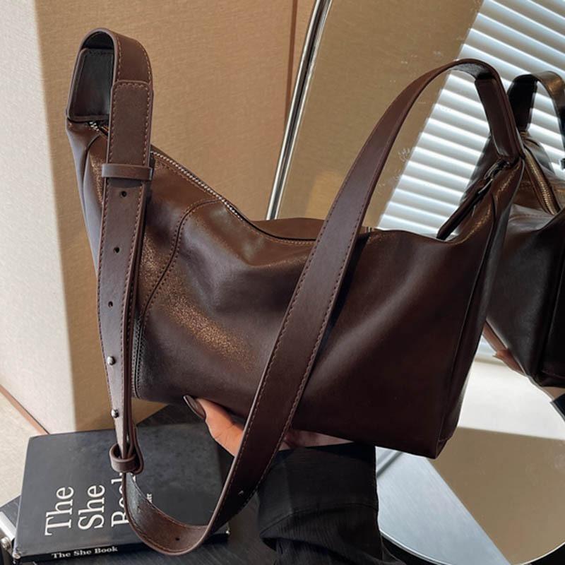 Crossbody Bag Women's Bag Texture Shoulder Bag New Temperament Casual Bag Casual Bag Dumpling Bag