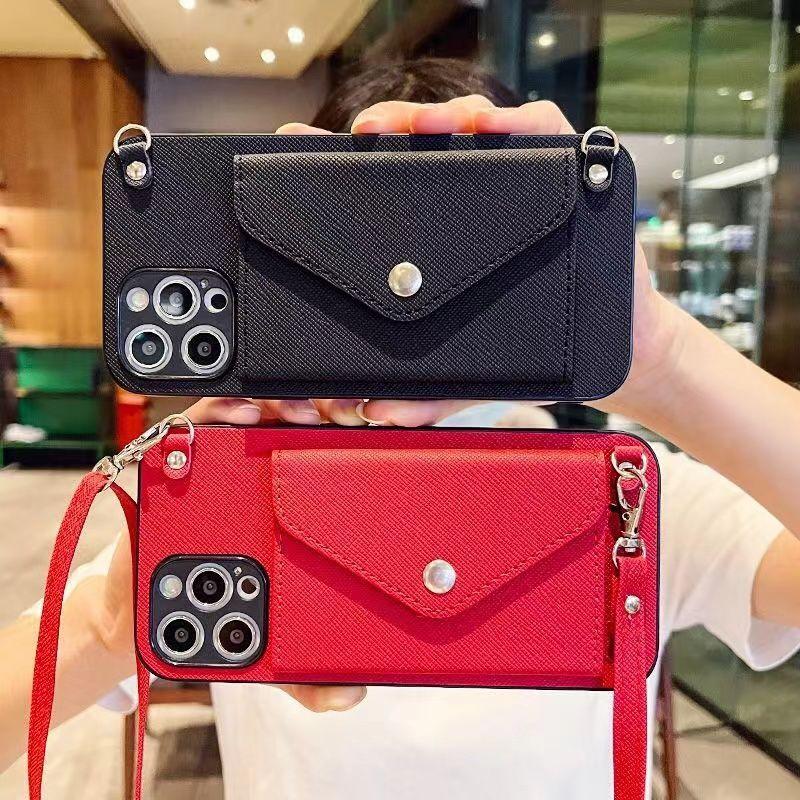 Změna Kapsa na karty Apple 16 Pouzdro na mobilní telefon IPhone15/15promax Messenger 13 Šňůrka 14 Ochrana proti pádu Dámské 11 Pouzdro