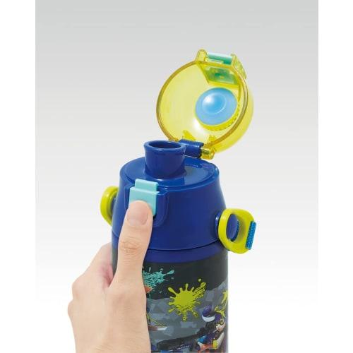 Skater Children's Stainless Steel Water Bottle 2-Way Direct Drinking 580ml Cup Drinking 570ml Splatoon 3 Child-friendly Lightweight Type Boys Thermal/