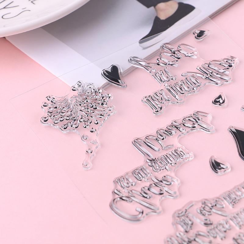 Buy Nice DIY Silicone Clear Stamp Cling Seal Scrapbook Embossing Album ...