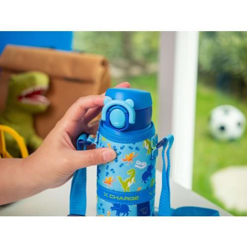 Zojirushi Water Bottle, 480ml, [Kid-Friendly] Easy To Wash, Seamless Cap, Kids' Preschool/Kindergarten Entry, Includes Pouch, Insulates for Hot and Co
