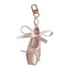 Bag Pendant Ballet Shoes Keychain Pink Color Ballet Shoes Key Holder  Dance Lovers
