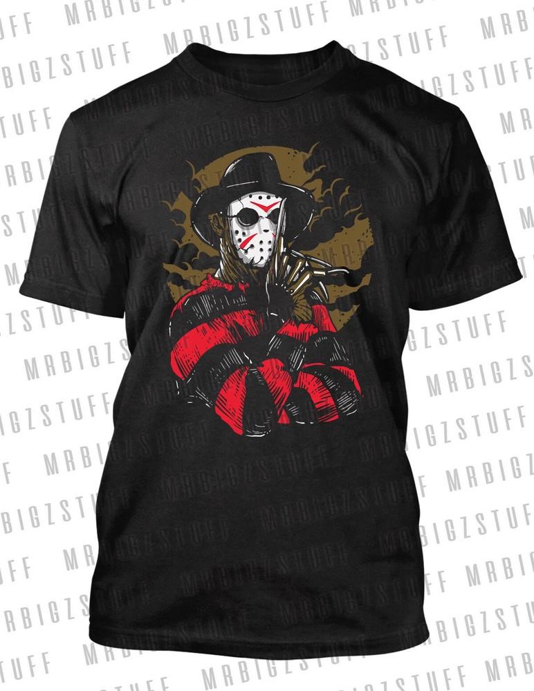 Vintage Mens Halloween Night Horror Tee Shirt Scary Graphic Classic T-S Unisex T-Shirt XXL