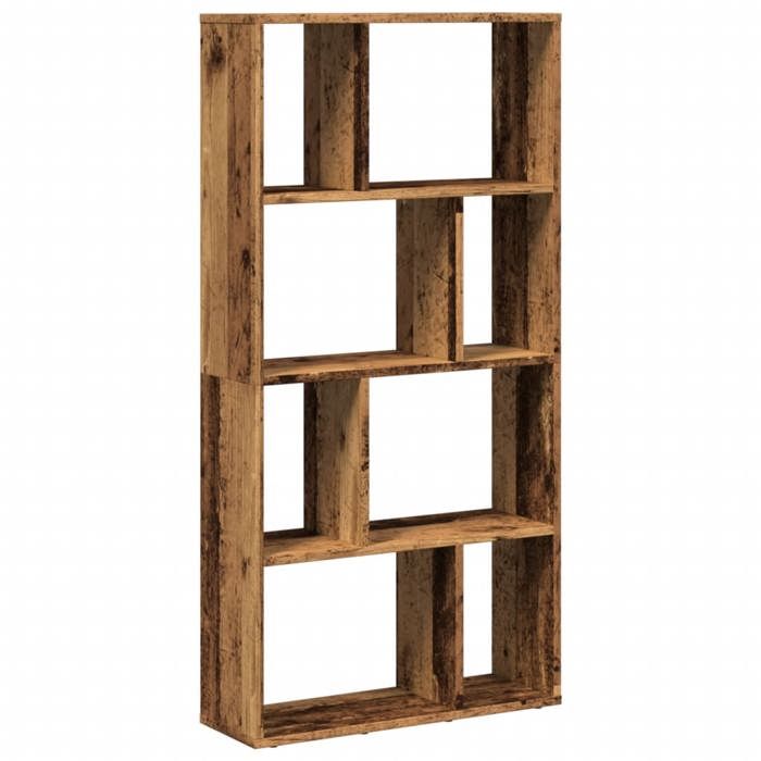VidaXL Bibliothèque vieux bois 60x20x120 cm bois d'ingénierie, étagère, étagère de rangement, support à livres, étagère à 858154