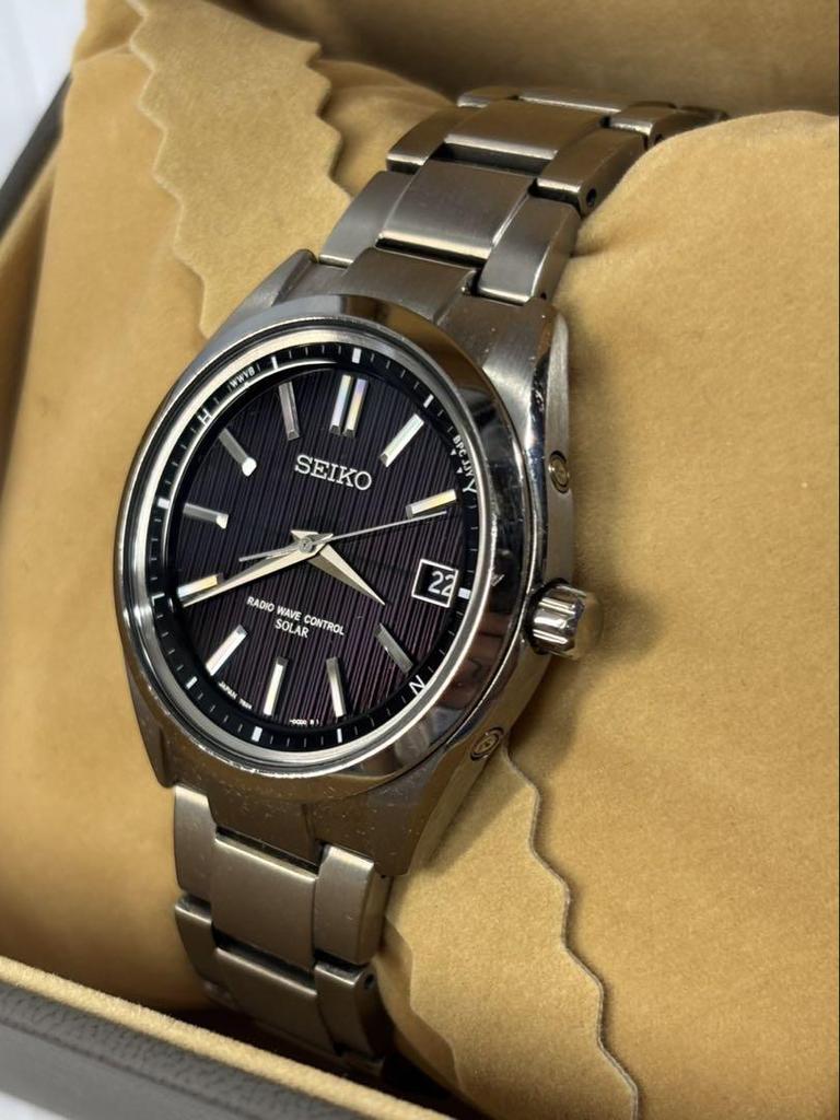 [USED] Seiko Brightz Solar Watch with Radio-Controlled Watch SAGZ083