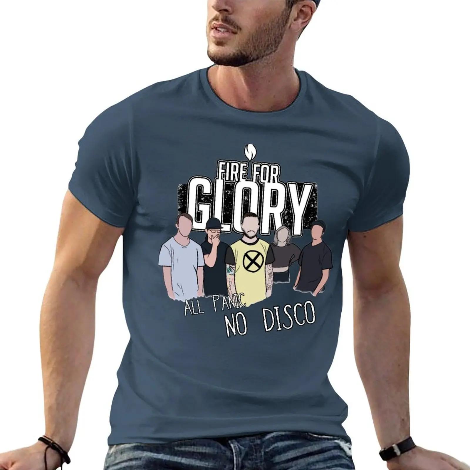All Panic No Disco TShirt plus sizes funnys Short sleeve tee men S