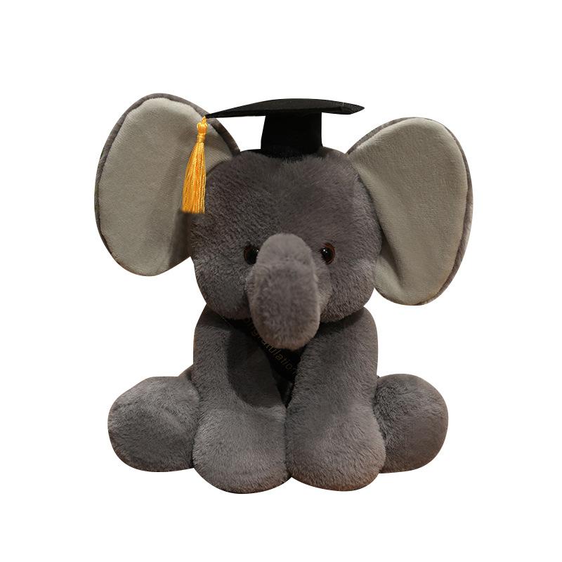 28cm New Simulation Doctor Elephant Lion Fox Doll Stuffed Plush Toy Cartoon Anime Cute Children s Birthday Gift Fun Doll 28cm