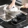 Enhanced Manual Soap Dispensing Dish Brush with Storage Box