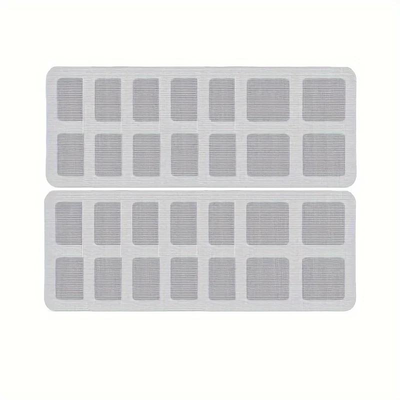 18/12/6PCS Disposable Hair Catchers for Shower Mesh Shower Drain Covers - Floor Sink Strainer Filter Mesh Stickers Bathroom