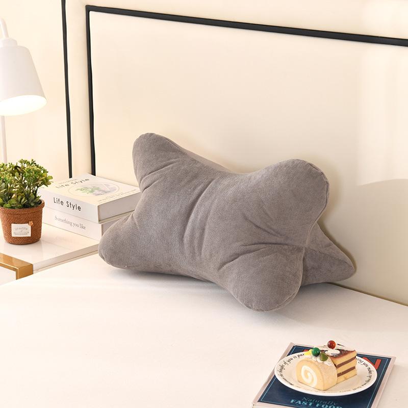 Bone Shape Pillow Cervical Lumbar Support Office Chair Bed Wedge Pillow & Leg Rest for Health Comfort Gift