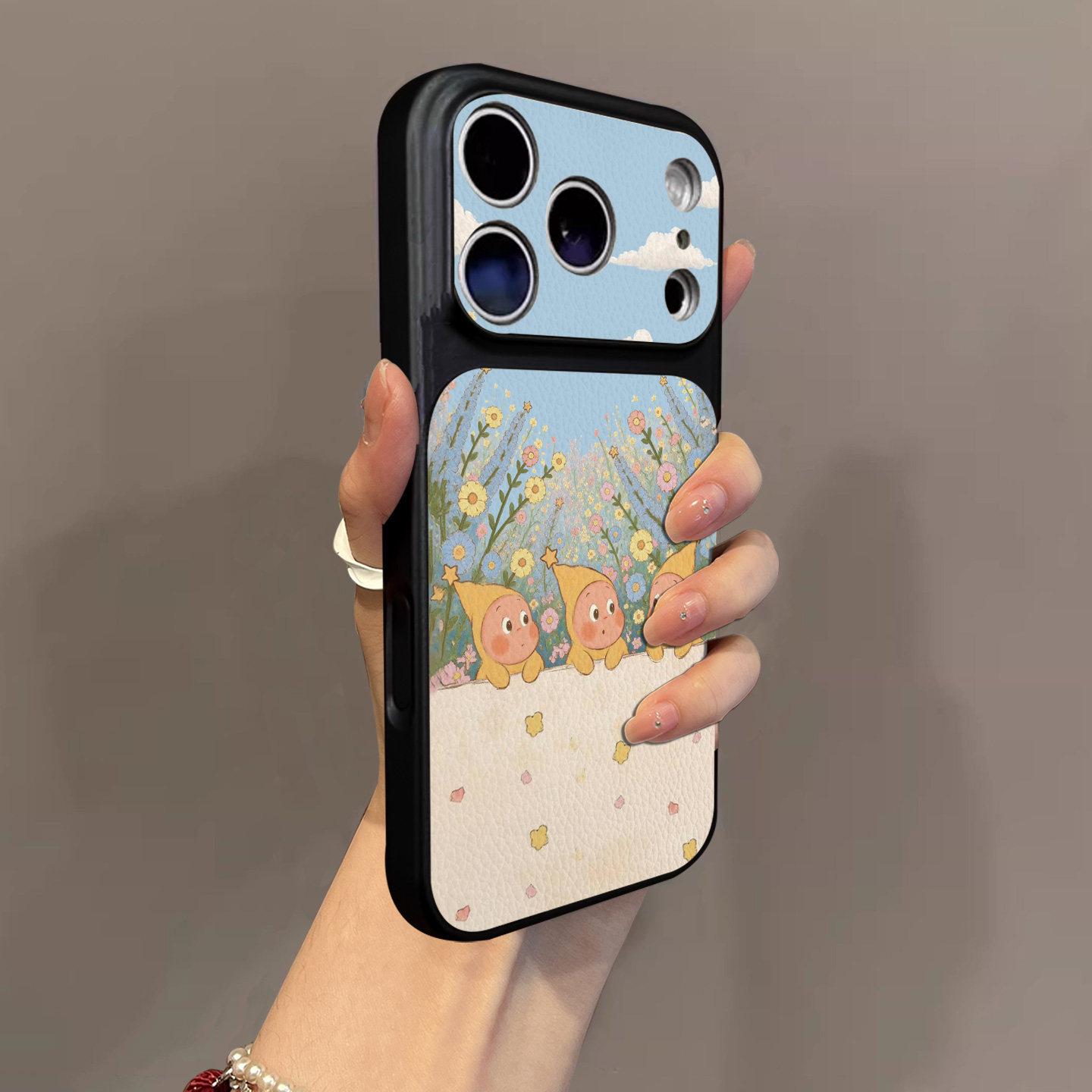 

Romantic Little People Apple Phone Case for 17 Pro Max, 16 Pro, 15 Pro Max, Drop-proof 14 Pro Upgrade iPhone 17 Pro Max