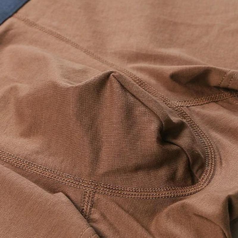 Herren Baumwoll-Boxershorts Herren-Slips Unterhosen Boxershorts Hochelastische Boxer Atmungsaktiv Weich Sexy Bequem Unterwäsche