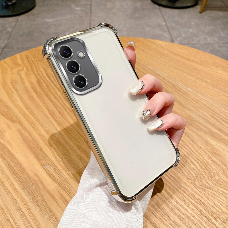 

For Samsung S24 Plus Case Galaxy s25 S23 S22 Ultra S24 FE S23 + Phone Case Four Corners Thickening Shookproof Plating back cover For Galaxy S25 Ultra