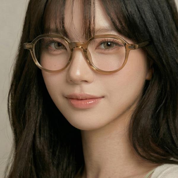 Adije Vayne (Khaki) Yu1008 Eyeglass Frames Horn-Rimmed