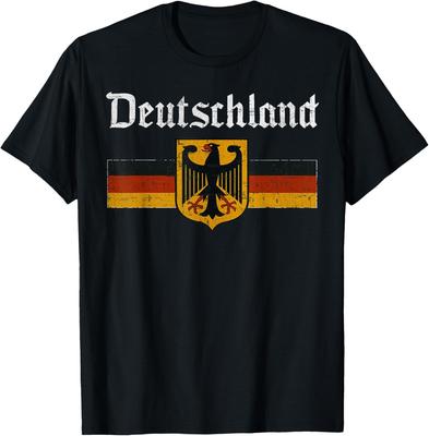 Deutschland Flag Eagle Vintage German Heritage Pride T-Shirt Mens Womens Tees Top Unisex Shirt