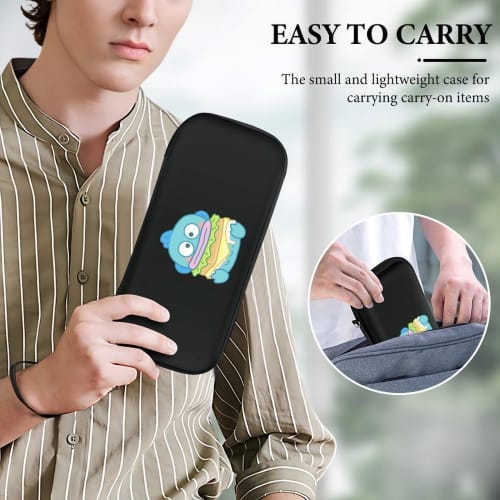 Switch Game Console Storage Bag, Hangyodon Switch Case, Protective Cover Pouch, Game Card Storage Bag, Nintendo Switch Storage, Hard Pouch, Large Capa