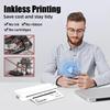 Wireless Mobile Travel Printer with Printing Paper BT Wireless Portable Printer Document Printing Maker Travel and Home Work Use