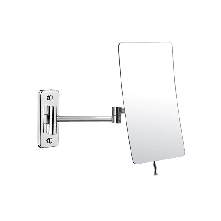 Full Copper Beauty Triple Magnification Folding Wall-Mounted Makeup Mirror