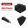 for Mustang Door Armrest Panel Trim Cover Fit for Ford Mustang 2015 up Black Carbon Fiber Interior Accessories 2pcs