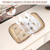 Travel Jewelry Organizer Case Large Capacity Portable Jewelry Storage Bag Ring Binder Lightweight Necklace Earring Pouch Bag