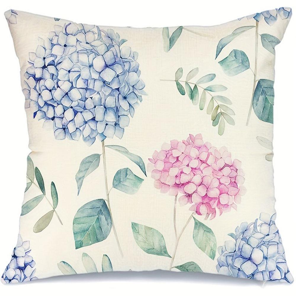 

Home Warmth on Pillowcases Cover Bedroom Sofa Decoration Polyester Cushion Cover with Zipper 16x16Inch