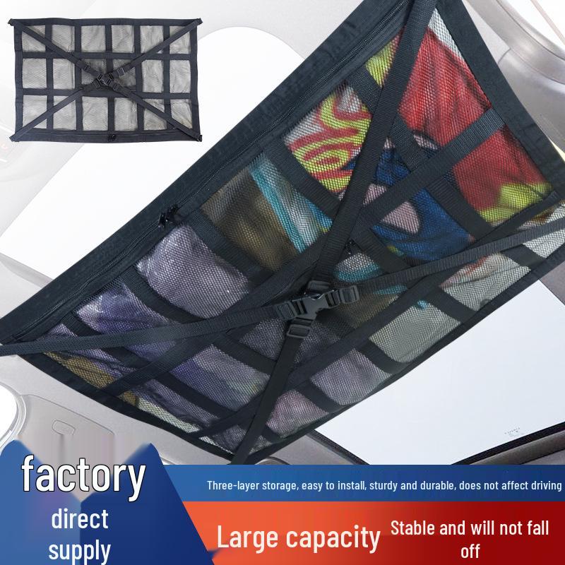 Extra Large Car Roof Storage Net Organizer
