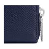 Coach Zip Around 11 Crossgrain Leather Card Case Small Women Accessories Dark-Blue CU220-DEB