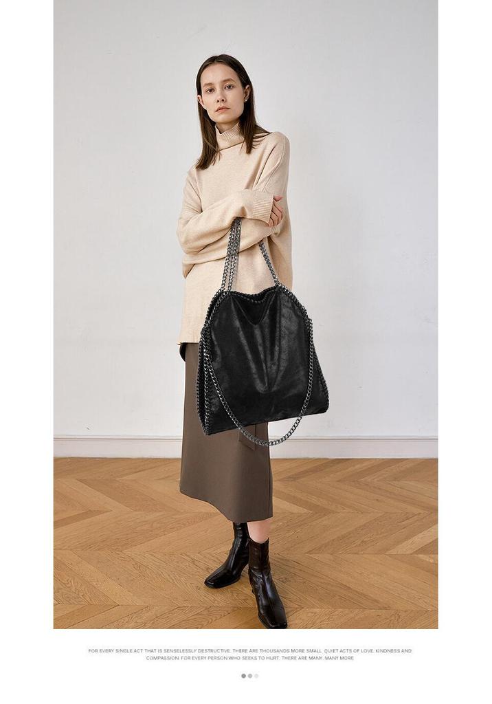 2025 New Foldable Women's Shoulder Chain Bag