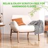 Chair Leg Protectors Foot Cover 15-25° Diagonal Thick Wrap Felt Pads Silicone Furniture Table Feet Protect Hardwood Floors Table