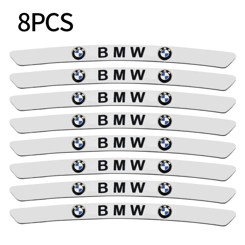 4Pcs Aluminum Car Styling Wheel Hub Badge Tire Rim Stickers For BMW M Emblem E46 E36 E34 F10 E90 F30 E60 F30 E53 E30 E92 E87 HX9