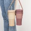 Beverage Cup Bag with Handle Easy To Carry Insulated Milk Tea Beverage Cup Bag Daily Use