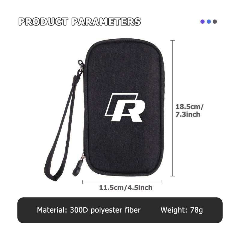 Car Storage Bag USB Cable Phone Charger Portable Power Organizer For Volkswagen VW Tiguan CC Jetta Polo Golf 4 5 6 Passat B5 B6 Zk0