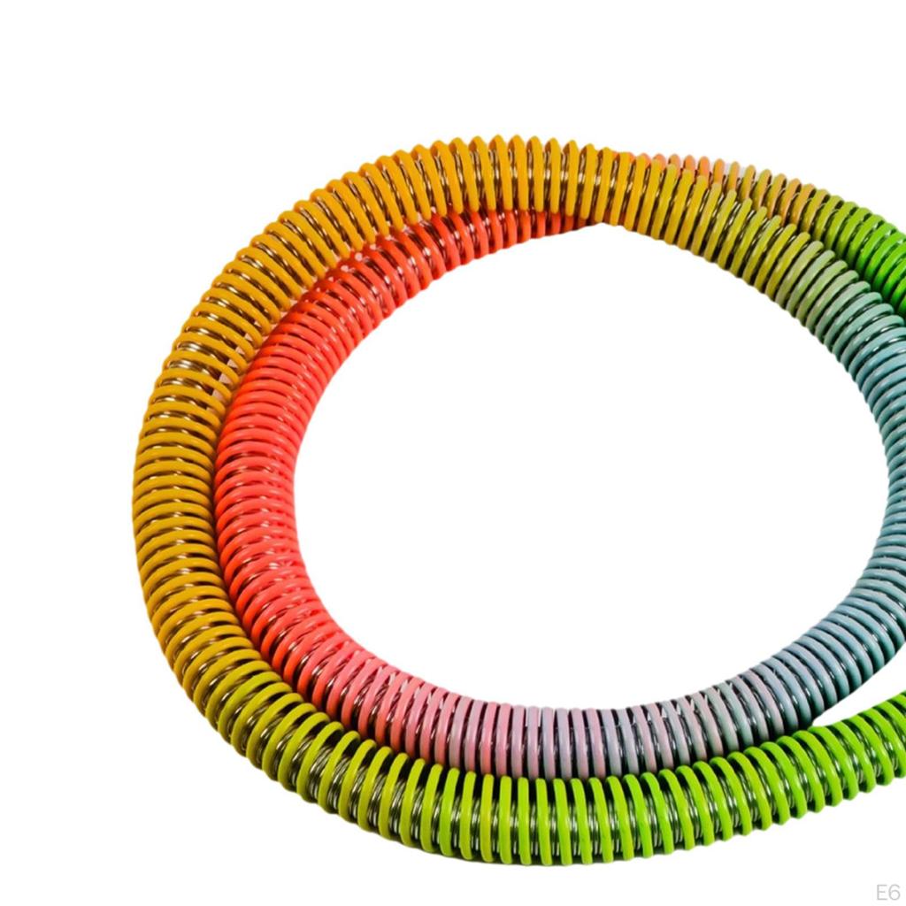 Fitness Hoop Abdomen Circle for Home and Travel Portable Weighted Spring Workout