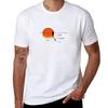 Sunset Tshirt Minimalist Plain Crew Neck Tshirt