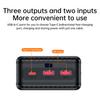 16×18650 portable power bank case, supporting 22.5W fast charging and 15W wireless charging, with a camping light function