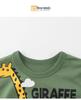 Kids' Cartoon Animal Print Summer T-Shirt - Korean Style Short Sleeve Top for 2026