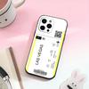 Boarding Pass Plane Ticket  Phone Case Silicone Soft For IPhone 17,16,15,14,13,12,11,XS,Plus Pro Max