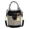 Niche bag women's 2025 new spring fashion high-end messenger bag portable cylinder bag shoulder bucket bag