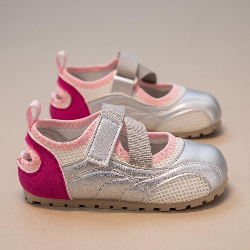 

Autumn 2025 Girls Ballet Style Mary Jane Shoes: Low-Cut Princess Sandals Sizes 29-33, Box of 50 Pairs серебряный