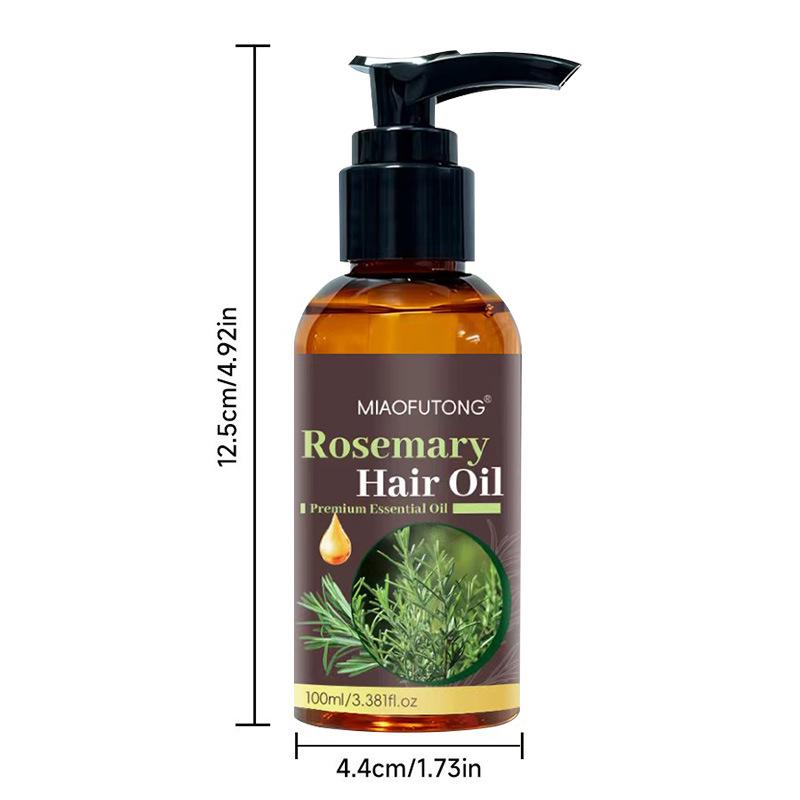 Cross-Border Hot Selling Ginger Hair Care Oil: Strengthens Follicles, Brightens, Fights Frizz, Leave-In Treatment.
