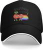 Support Your Fruity Friends LGBT Pride Rainbow Baseball Cap Polyester Adjustable Casual Hat