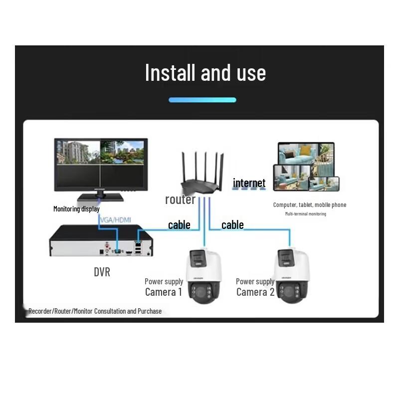 HIKVISION iDS-2DC7C144IMW-D 4MP 2K Full-Color PTZ Surveillance Camera CN plug (adapter included)