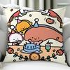 Kawaii KKIRIMICHAN cushion cover Birthday Anniversary Gifts Double Sided Printed Zipper Cushion Cover Soft Skin Bedding