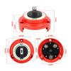 Red Resin Dual Battery Switch Vehicle Power Part Heavy Duty